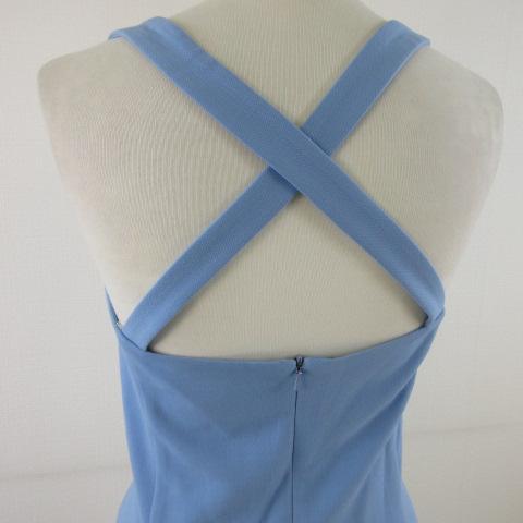 ブラックハロー BLACK HALO ミニワンピース ドレス タイト 青 2 *T659