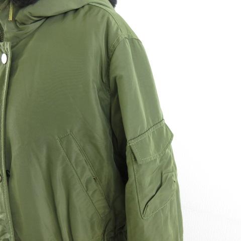 GAP ギャップ モッズコート ジップアップ 長袖 ミドル丈 カーキ GAP ギャップ モッズコート ジップアップ 長袖 ミドル丈 カーキ