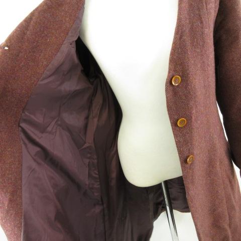 アトリエドサボン latelier du savon ノーカラーロングコート 長袖