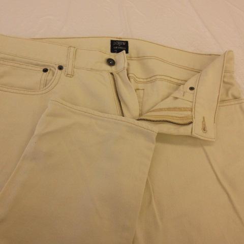 ジェイクルー J.CREW デニムパンツ ジーンズ ロング テーパード オフ 