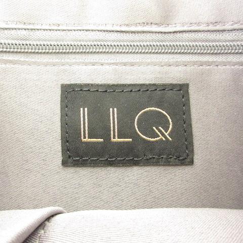 LLQ クラッチバッグ フェイクファー グレー *T48 レディース