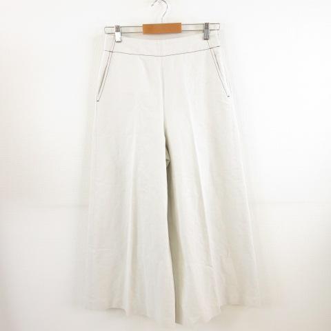 エブール ebure Indicum ワイドパンツ ロング リネン混 エブール ebure Indicum ワイドパンツ ロング リネン混