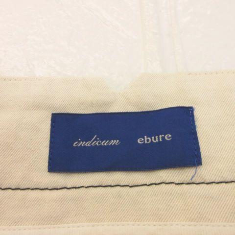 エブール ebure Indicum ワイドパンツ ロング リネン混 エブール ebure Indicum ワイドパンツ ロング リネン混