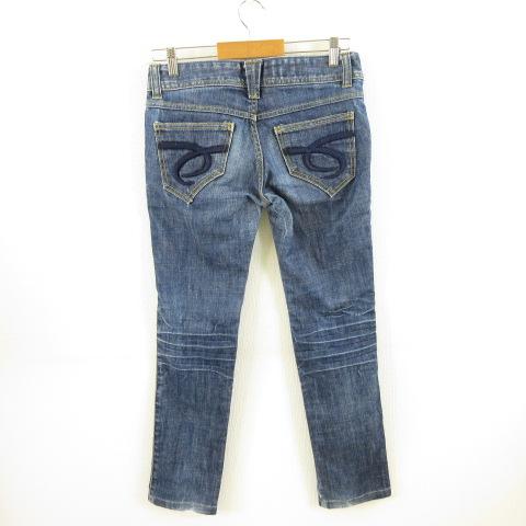 レッドペッパー RED PEPPER LABEL デニムパンツ ジーンズ ロング 刺繍