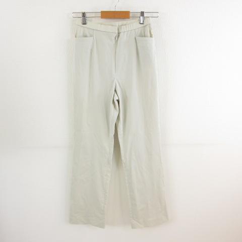 セニノン Seninon ストレートパンツ ロング ストレッチグレージュ 