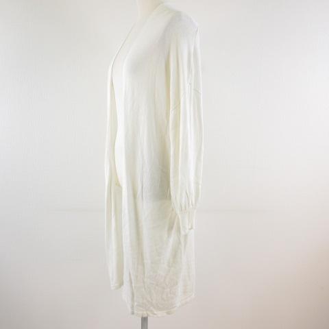 ワードトローブ wordtrobe ニットロングカーディガン 長袖 オフホワイト 白 F *T297 レディース |  | 04