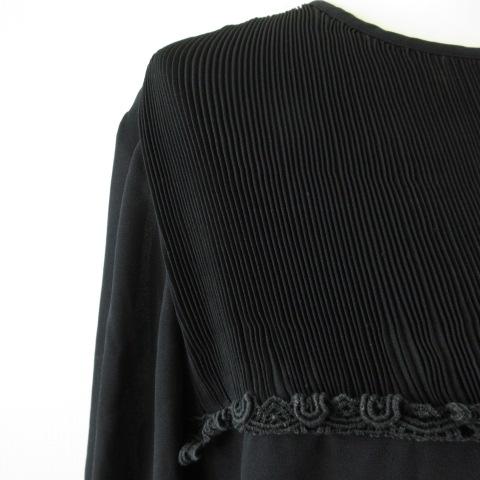 ステラシフォン STELLA CIFFON カットソー ブラウス レース 黒 36 