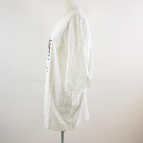 ケイタマルヤマ KEITA MARUYAMA カットソー Tシャツ 七分袖 プリント 