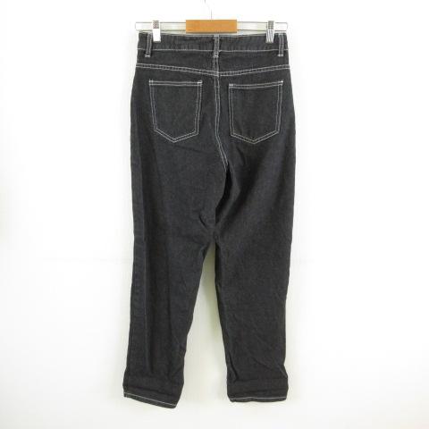 DAZY デニムパンツ ジーンズ ロング テーパード 黒 M *T487 DAZY デニムパンツ ジーンズ ロング テーパード 黒 M *T487