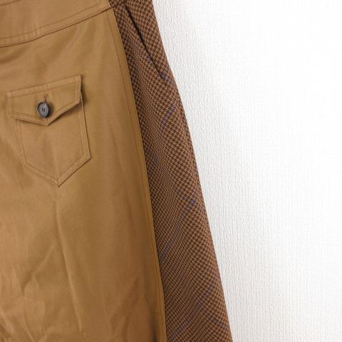 未使用品 ベネファック BESFXXK レイヤードスカート ロング 千鳥格子  