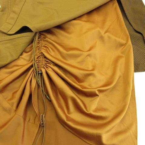 未使用品 ベネファック BESFXXK レイヤードスカート ロング 千鳥格子  