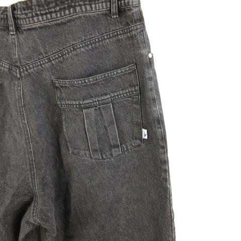 デマルコラボ dmL デニムパンツ ジーンズ テーパード 黒 3 *A871