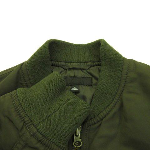 ユニクロ（UNIQLO） UNIQLO MA-1 ブルゾン ジップアップ 長袖 オリーブ
