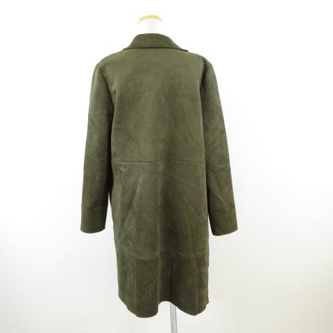 ザラ ベーシック ZARA BASIC フェイクスエードコート ロング 長袖 