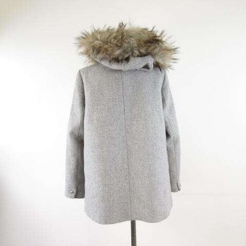 ザラウーマン ZARA WOMAN フード付きハーフコート 長袖 ジップアップ