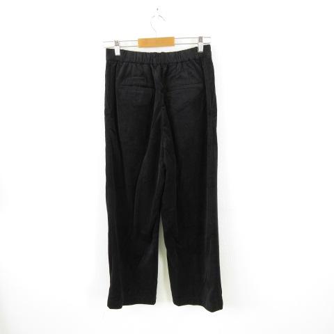 ワークマン Fieldcore コーデュロイワイドパンツ ロング 黒 M *A963