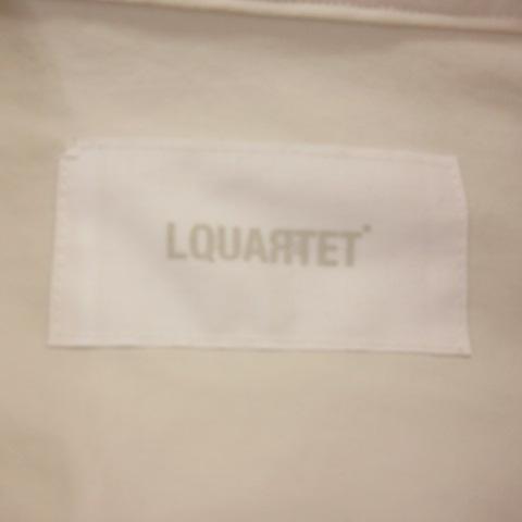 エルカルテット LQUARTET ロングシャツ 長袖 オフホワイト 白 *T807