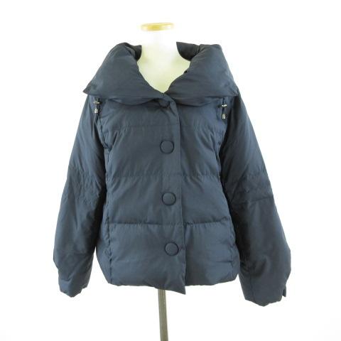 SWEET MIND ダウンジャケット ショートコート 長袖 紺 M *T45