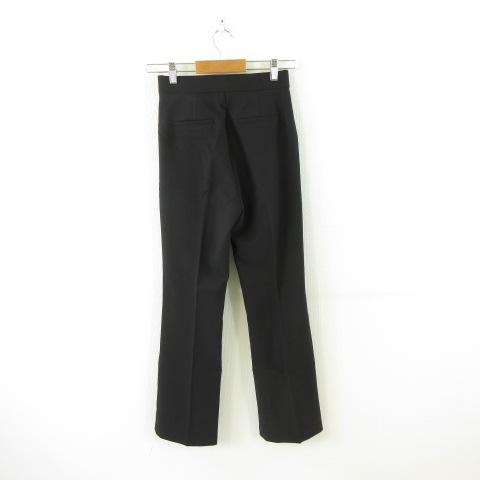エンビールック ENVYLOOK ロングパンツ ストレッチ 黒 S *A426