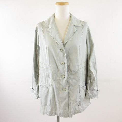 【中古】インポートロッサ Rossa ジャケット 長袖 薄緑 46 *T408 レディース インポートロッサ Rossa ジャケット 長袖 薄緑 46 *T408 レディース