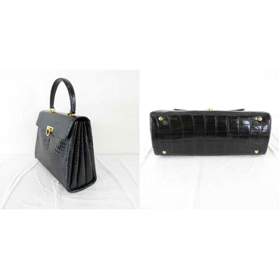 クリエーションルセ CREATION LUSSET ハンドバッグ クロコダイル