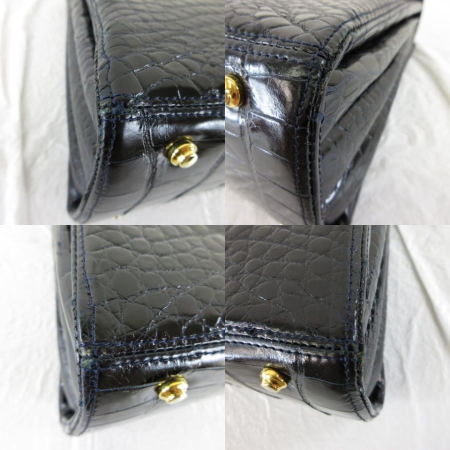 クリエーションルセ CREATION LUSSET ハンドバッグ クロコダイル 