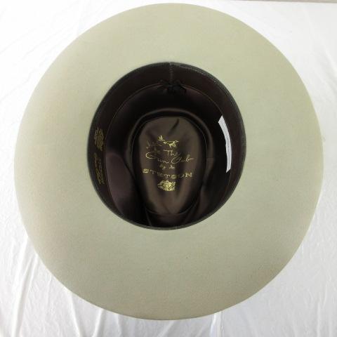 【中古】ステットソン ガンクラブ STETSON The Gun Club ハット 帽子 グレージュ 60 7 1/2 *T596 メンズ ステットソン ガンクラブ STETSON The Gun Club ハット 帽子