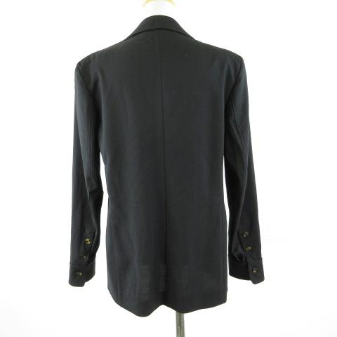 シビラ】美品 Lサイズ ベルベット アシメ ストライプ ジャケット