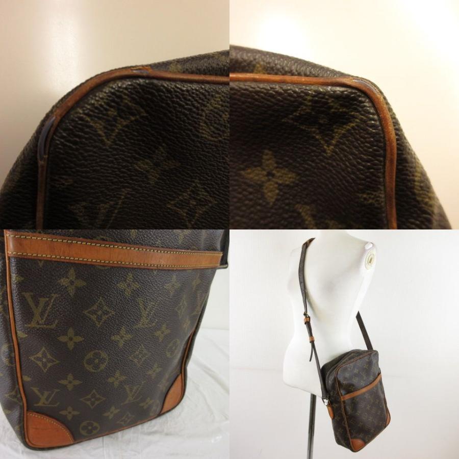 【中古】ルイヴィトン LOUIS VUITTON ダヌーブ ショルダーバッグ モノグラム M45264 MM 茶 *T198 レディース LOUIS VUITTON（ルイ・ヴィトン） ダヌーブ ショルダーバッグ