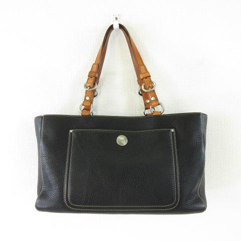 COACH（コーチ） トートバッグ レザー 10135 黒 *A997 レディース 