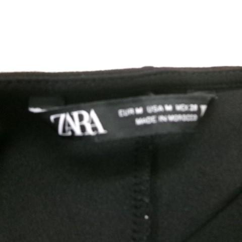 ZARA（ザラ） ワンピース ロング 長袖 アシンメトリーネック