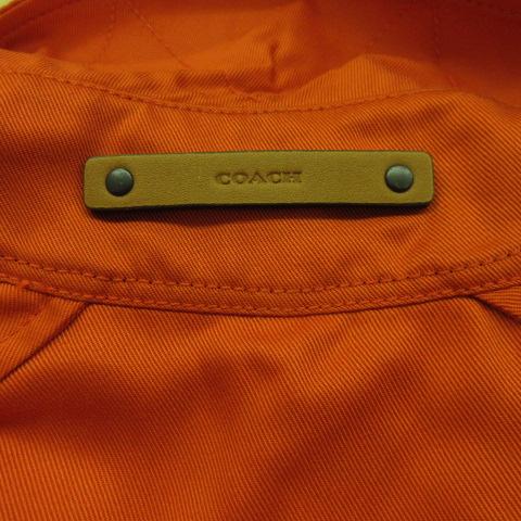 COACH（コーチ） トレンチコート ロング 長袖 オレンジ M *A617
