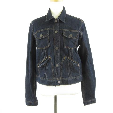 GAP（ギャップ） デニムジャケット Gジャン 長袖 紺 M *T86 レディース 