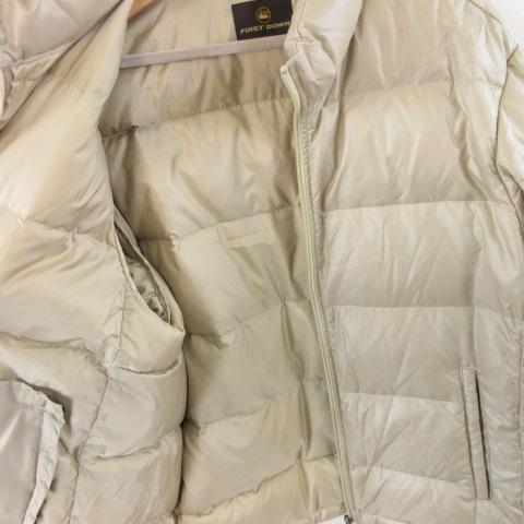 ファーストダウン FIRST DOWN 大きいサイズ ダウンジャケット ジップ