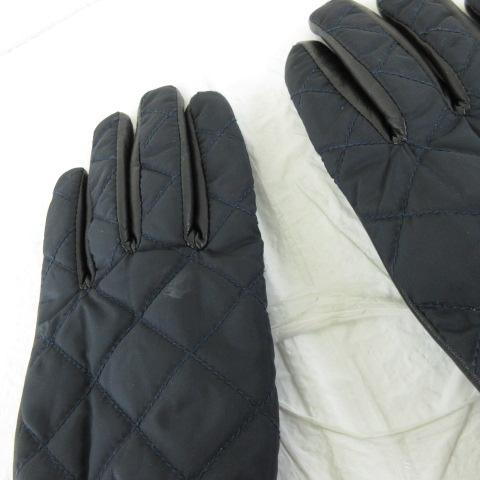 リモンタ LIMONTA 手袋 レザー キルティング 黒 紺 *A939 レディース |  | 03