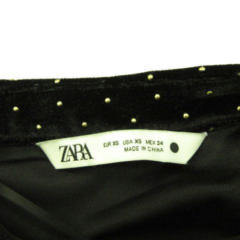ZARA ベロア　ミニワンピース 超美品クリーニング済み ZARA ベロアミニワンピース - メルカリ