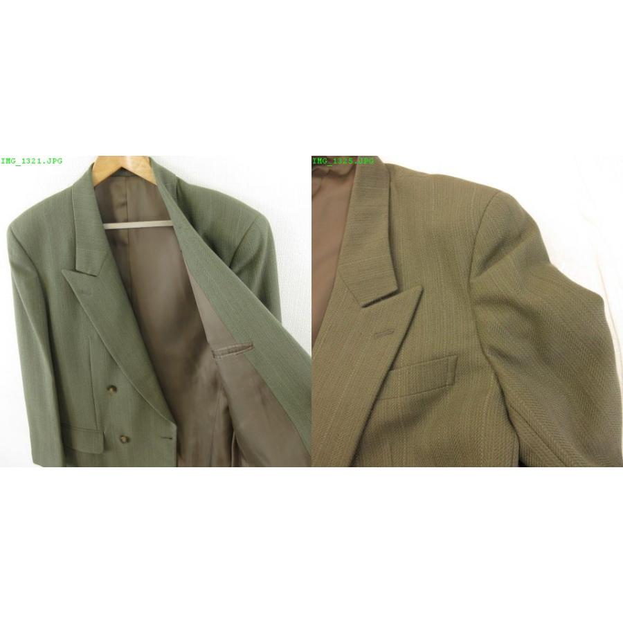 美品★定価5,7万★TAKEO KIKUCHI★セットアップ ★スーツ★オリーブ TAKEO KIKUCHI（タケオキクチ） ダブルスーツ セットアップ テーラード