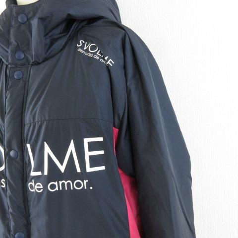 スボルメ svolme スポーツウェア ベンチコート ロング 長袖 ロゴ