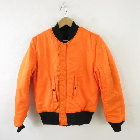 アルファ MA-1 フライトジャケット 黒 L リバーシブル オレンジ アルファ ALPHA INDUSTRIES MA-1 リバーシブルフライトジャケット