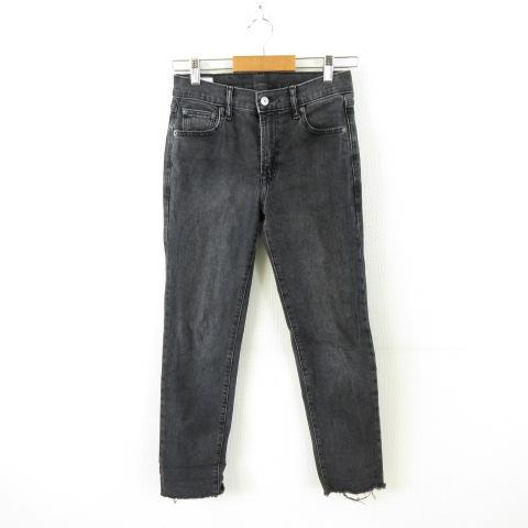 GAP（ギャップ） スキニーデニムパンツ ロング ストレッチ 黒 25 *A532 