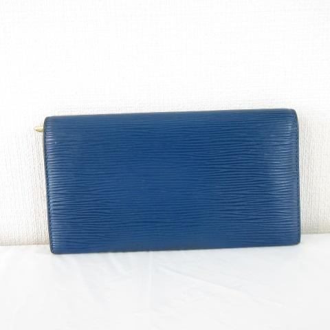 LOUIS VUITTON　長財布 LOUIS VUITTON（ルイ・ヴィトン） 長財布 エピ レザー 青 *A871 メンズ