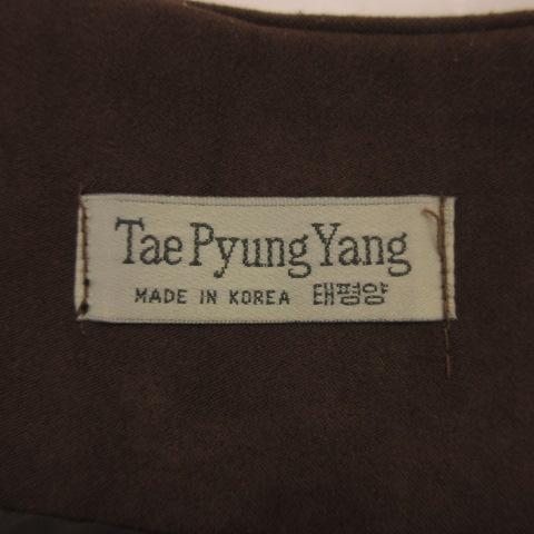 Tae Pyung Yang ベスト ジレ 茶 *T76 レディース : ブランド古着販売のベクトル - 通販 - Yahoo!ショッピング