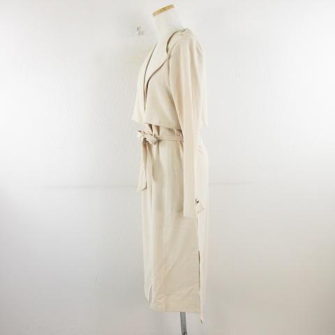 GREYLIN スプリングコート ロング 長袖 ベージュ XS *A749 レディースの画像