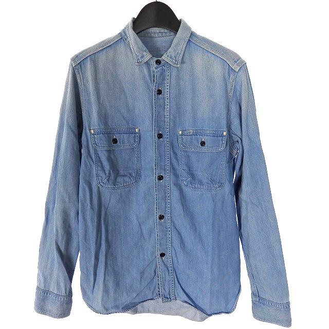 中古 サニースポーツ Sunny Sports ロングスリーブ デニムシャツ トップス 長袖 インディゴ ブルー 青 メンズ ベクトル 古着 118 ブランド古着販売のベクトル 通販 Yahoo ショッピング