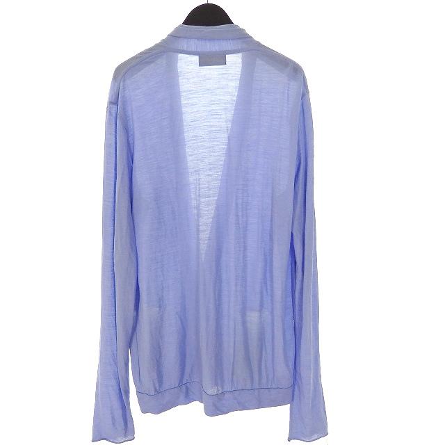 カラー Kolor ロング ニットカーディガン トップス 長袖 1 ライトブルー 青 日本製 13scm T021 メンズ 118 ブランド古着販売のベクトル 通販 Yahoo ショッピング