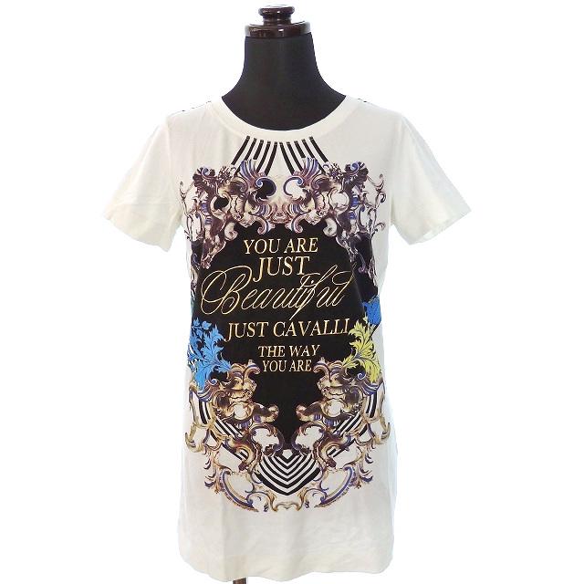 ジャストカヴァリ JUST cavalli クルーネック プリントTシャツ