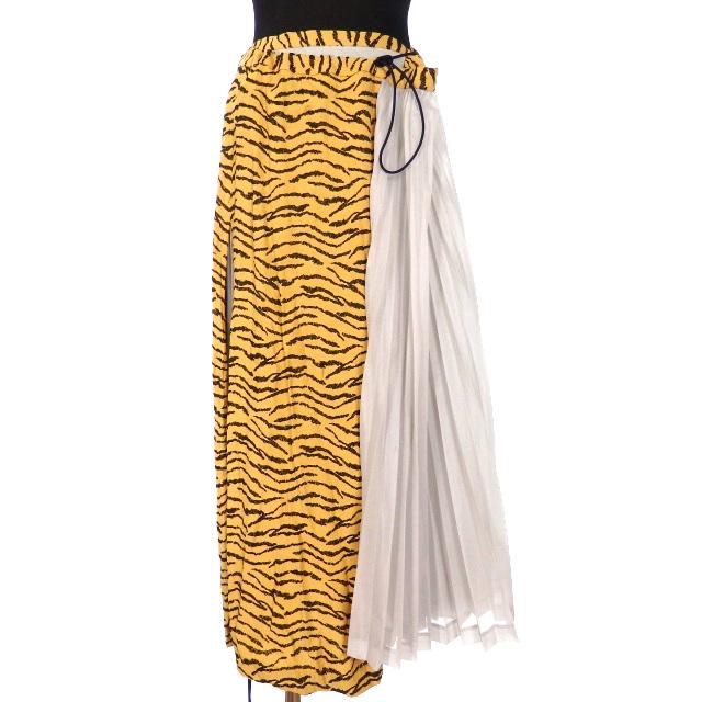 トーガ プルラ TOGA PULLA 21SS ジャガード プリーツスカート ボトムス