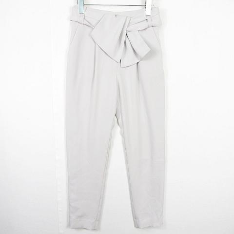 マイストラーダ Mystrada テーパード パンツ ベルト付き 36 ライト  