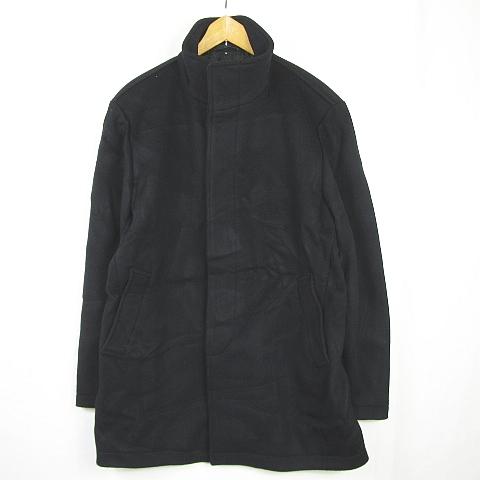 無印良品 良品計画 スタンドカラー コート ミディアム丈 ウール M