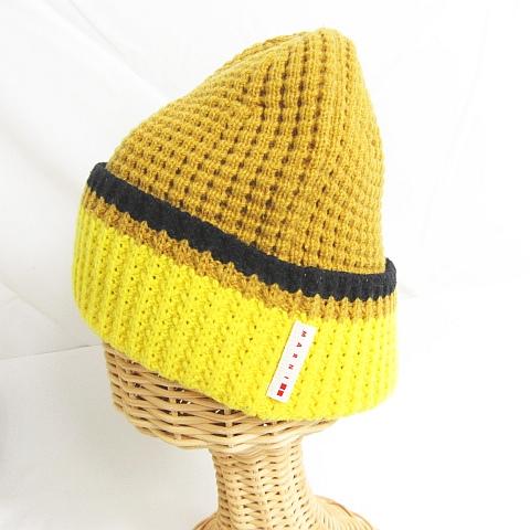 ユニクロ（UNIQLO） マルニ MARNI ニット帽 ニットキャップ 毛 ONESIZE